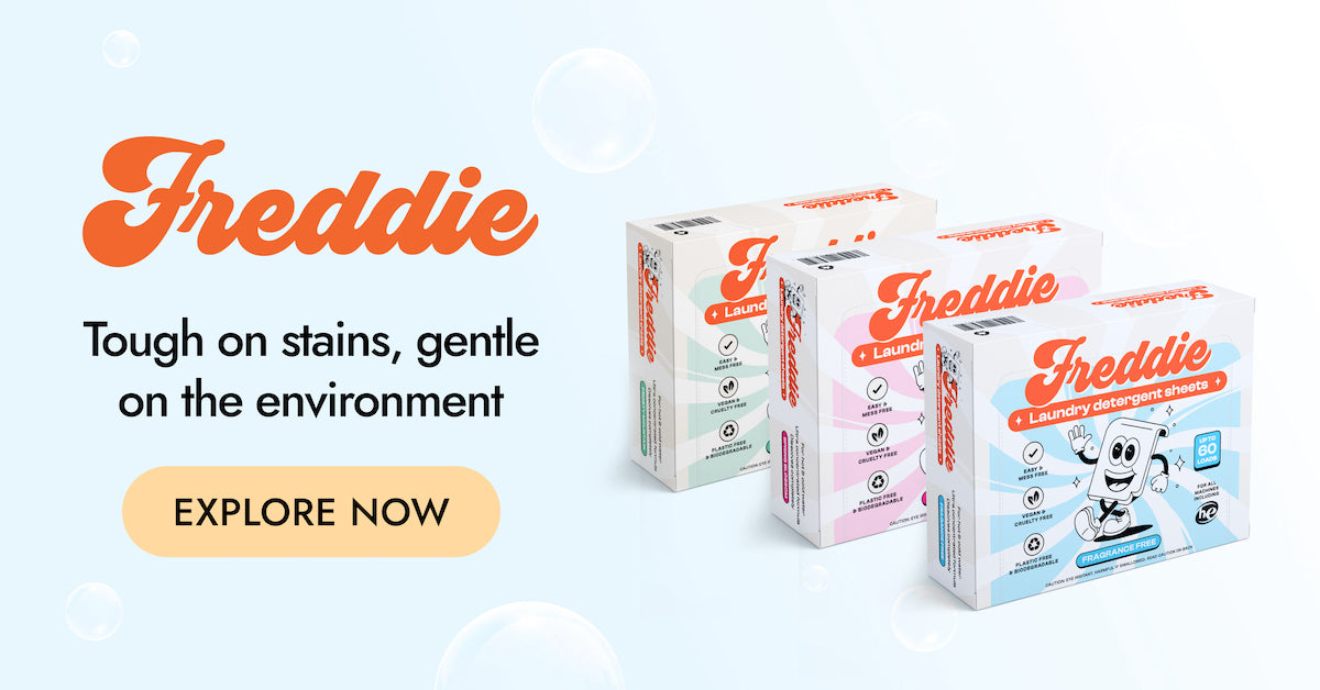 Freddie Laundry Detergent Sheets - Eco Friendly Laundry Solution
– FREDDIE